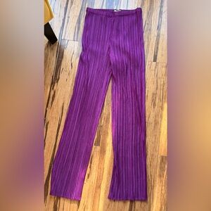PLEATS PLEASE Vintage Made in Japan Raspberry Pleated Pants Size 3